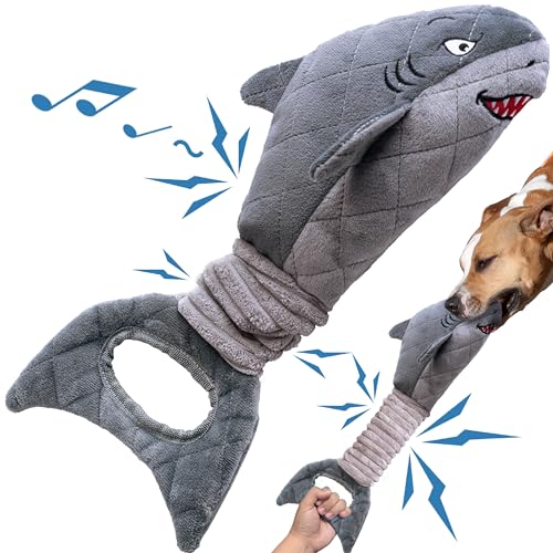 Grey - plush shark
