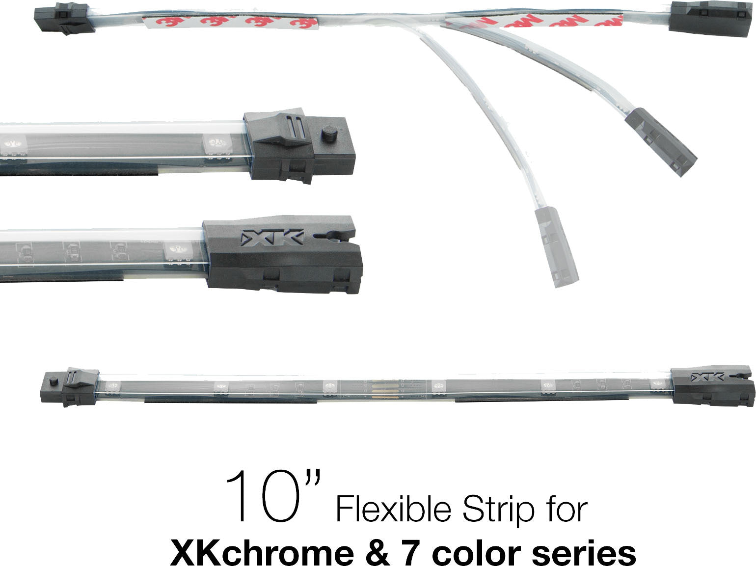 10in Flexible LED Strip Light - Waterproof, RGB Color Changing, 16.4ft/5m, with Remote Control - Perfect for Bedroom, Kitchen, Under Cabinet Lighting, Party Decor