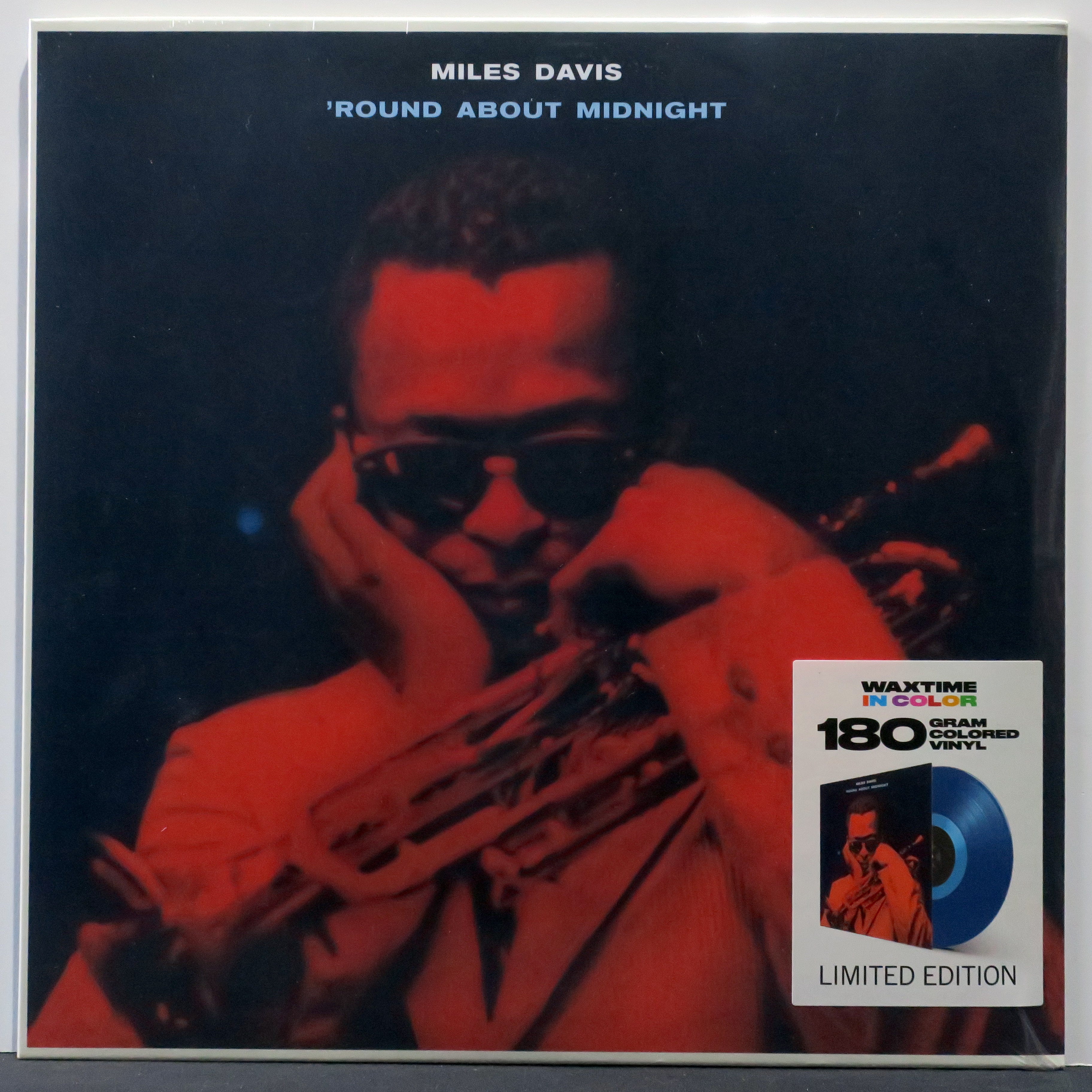 MILES DAVIS 'Round About Midnight' 180g Blue Vinyl LP Record - Limited Edition Jazz Album for Audiophiles & Collectors - Perfect for Home Listening, Music Gifts & Vinyl Collections