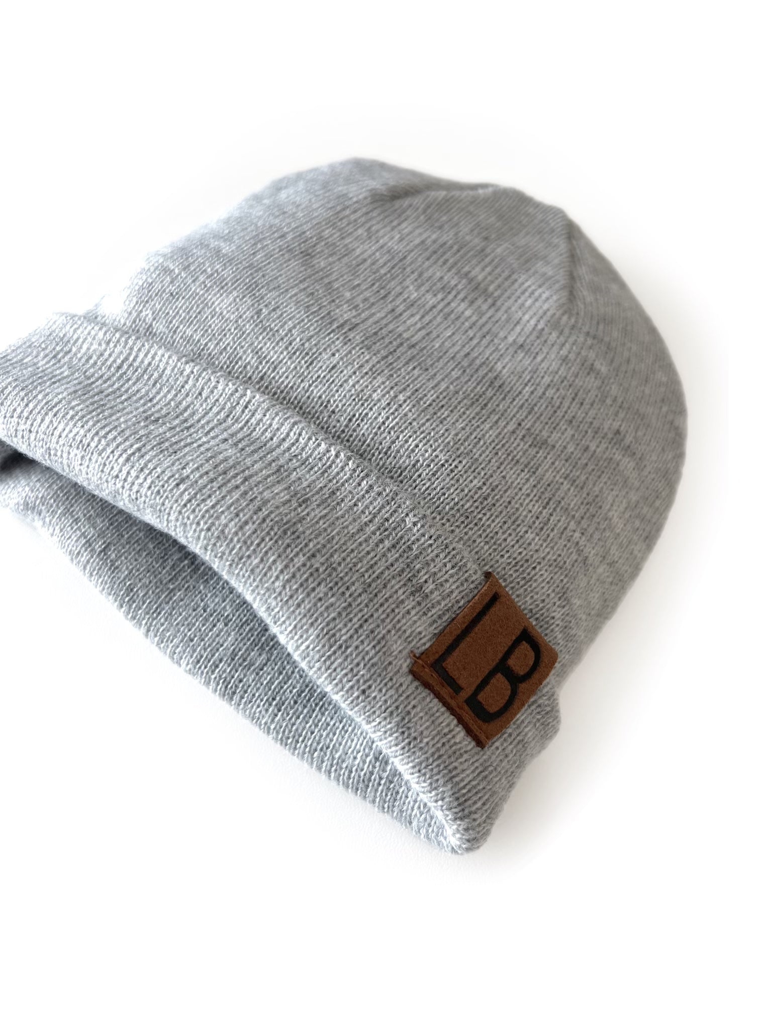 Warm Grey Knit Beanie for Men & Women - Soft Winter Hat for Cold Weather, Outdoor Activities & Fashion