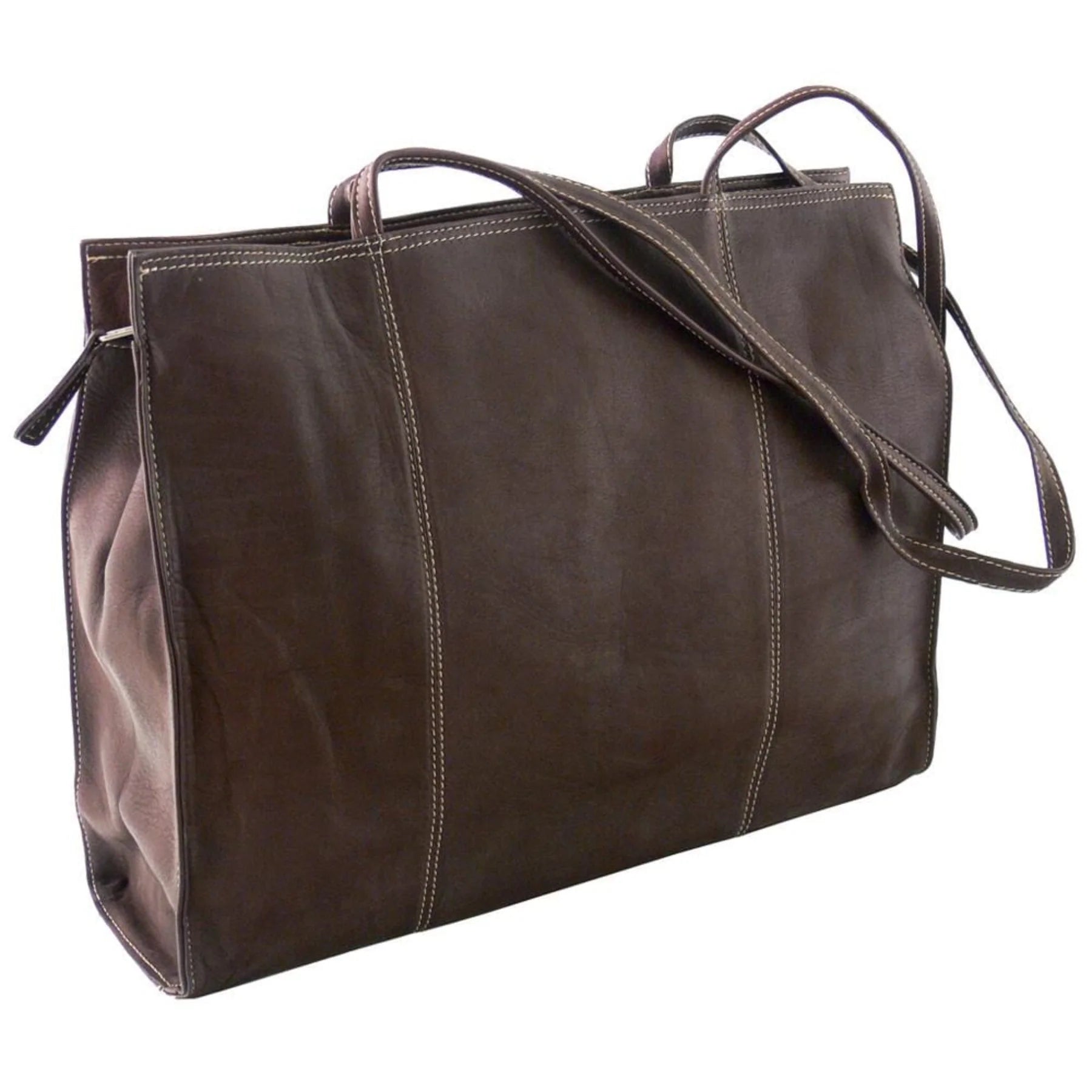 Premium 14-Inch Urban Tote Bag - Genuine Leather Women's Handbag for Work, Travel & Everyday Use | Stylish & Durable Shoulder Bag for Office, Commute & Shopping