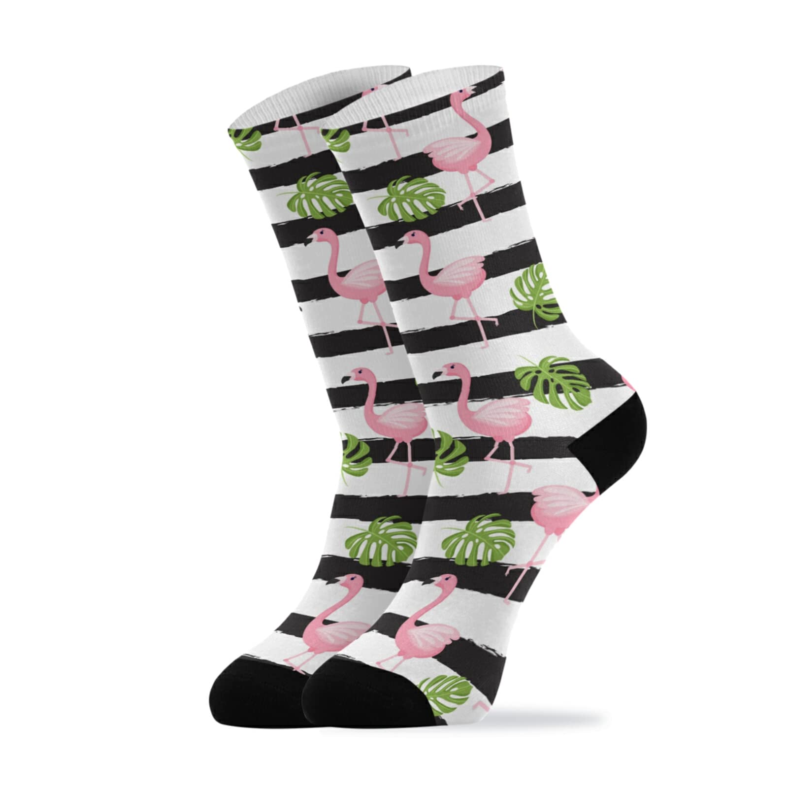 Oyihfvs Unisex Long Casual Athletic Crew Socks for Women & Men - Perfect for Running, Hiking, Sports & Everyday Comfort