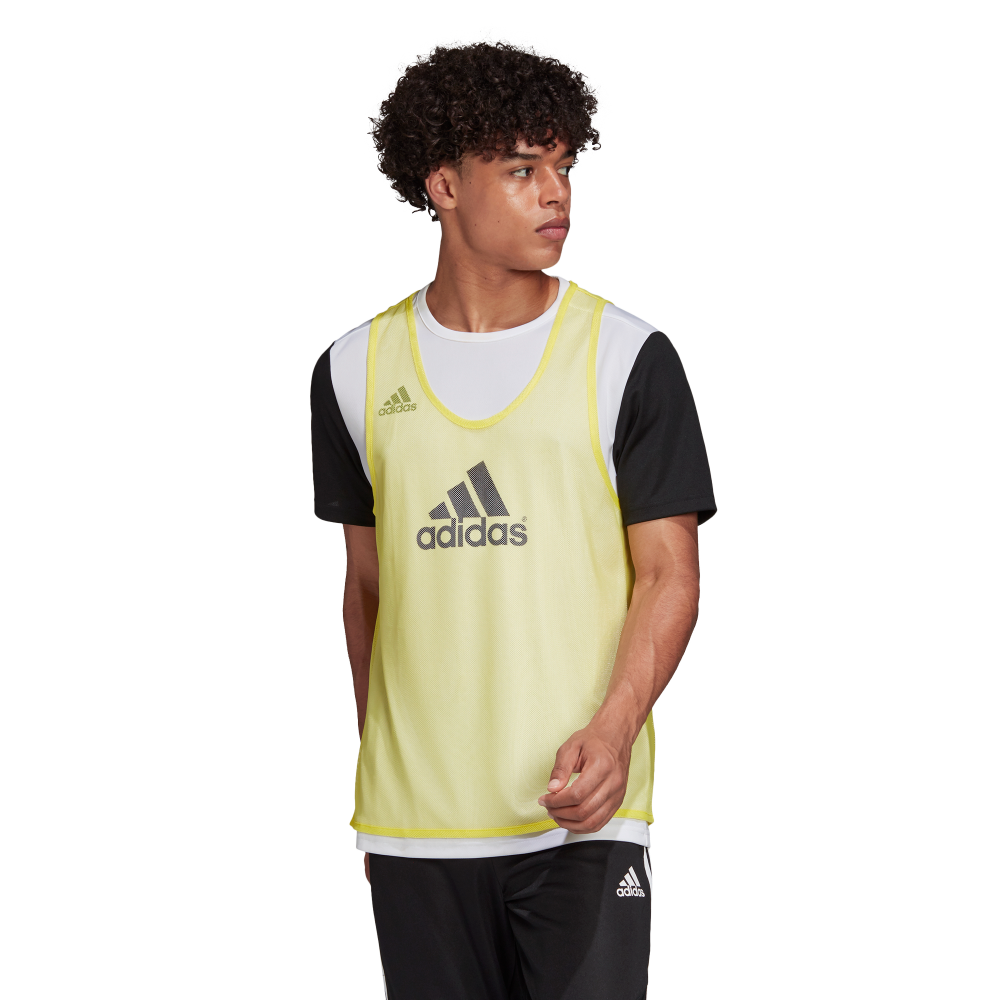 Adidas TRG 14 Training Bib - High Performance Soccer Jersey for Men & Women - Yellow - Perfect for Soccer Practice, Games & Team Sports