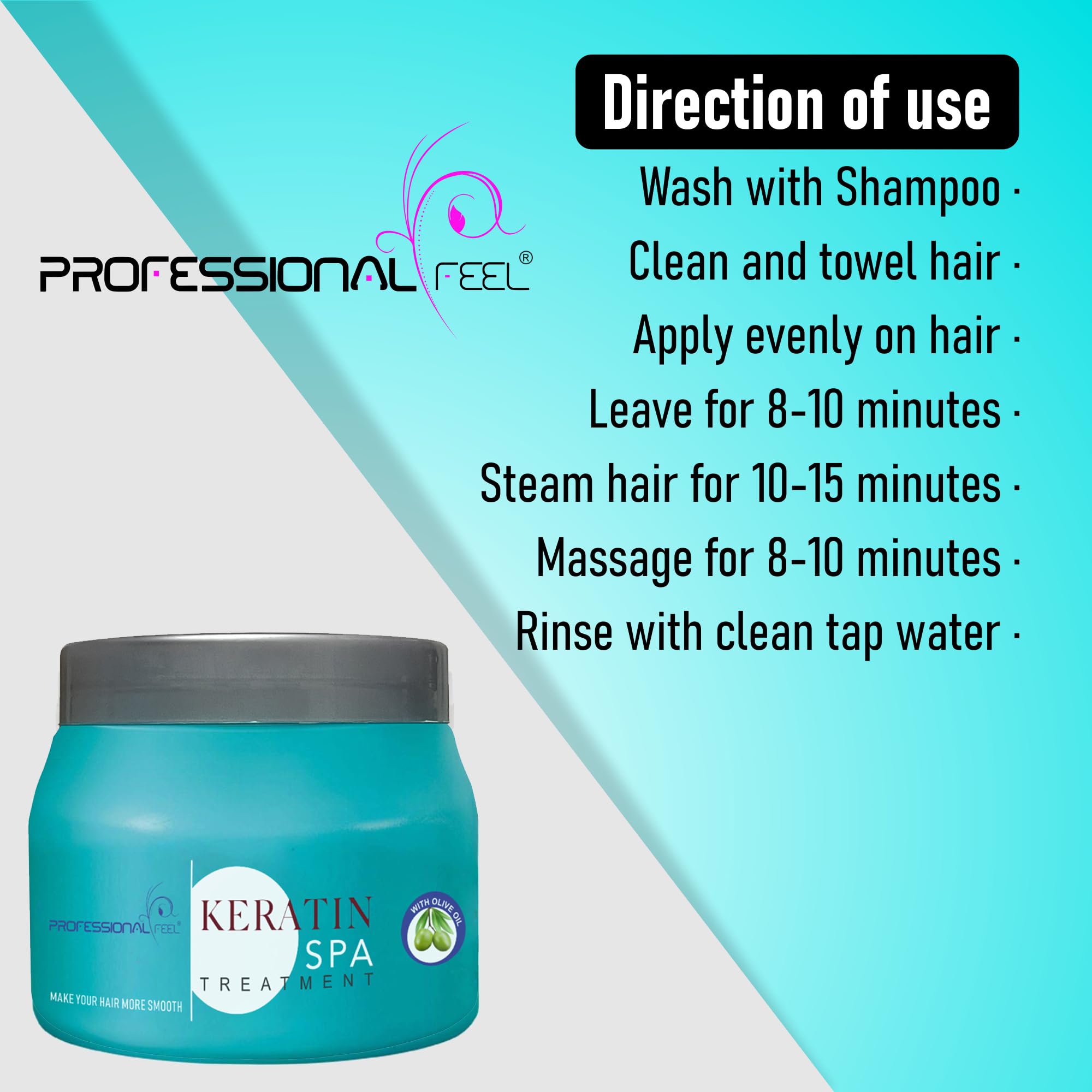 Professional Keratin Hair Spa Treatment - 180g for Frizz-Free, Smooth & Repair Damaged Hair | Deep Conditioning for Dry, Curly & Color-Treated Hair | At-Home Salon Quality Hair Care Treatment
