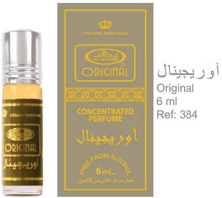 Al-Rehab 6ml (0.2 oz) Perfume Oil Roll-On - 3 Pack Set of Long Lasting Fragrance Oils for Women & Men - Perfect for Travel, Daily Wear & Gift Giving