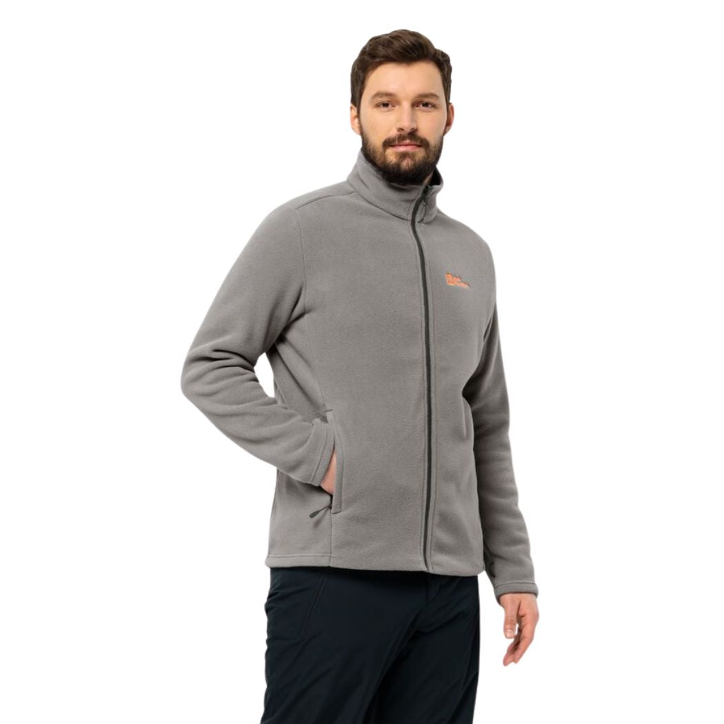 Jack Wolfskin Winterstein Full Zip Men's Fleece Jacket - Warm & Comfortable Outdoor Wear for Hiking, Camping & Winter Activities