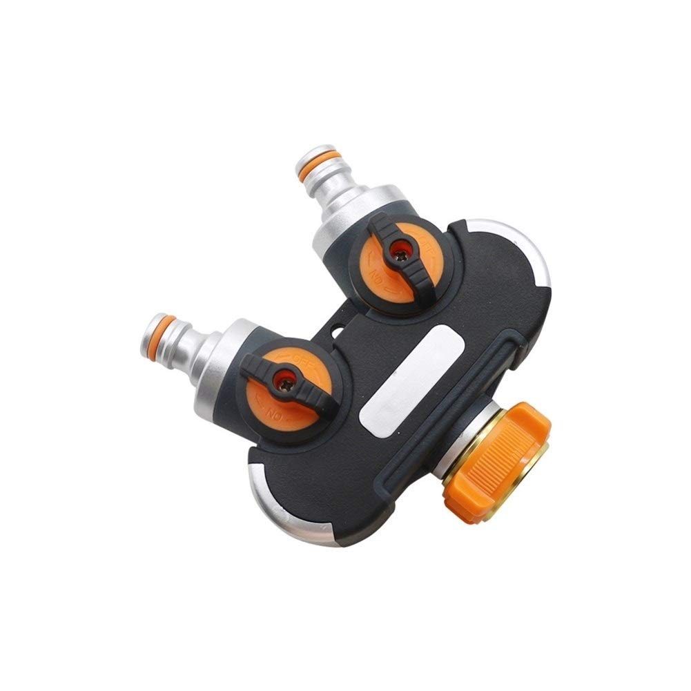 Premium PVC Pipe Fitting - Furniture Grade Water Valve Splitter for Garden Irrigation & Agriculture Tools - Quick Connector Hose Joint Adapter (Black) - Perfect for Lawn Sprinklers, Hydroponic Systems & Farm Water Management