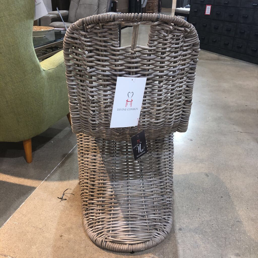 Safavieh Cilombo Wicker Dining Chairs Set of 2 - 18.5