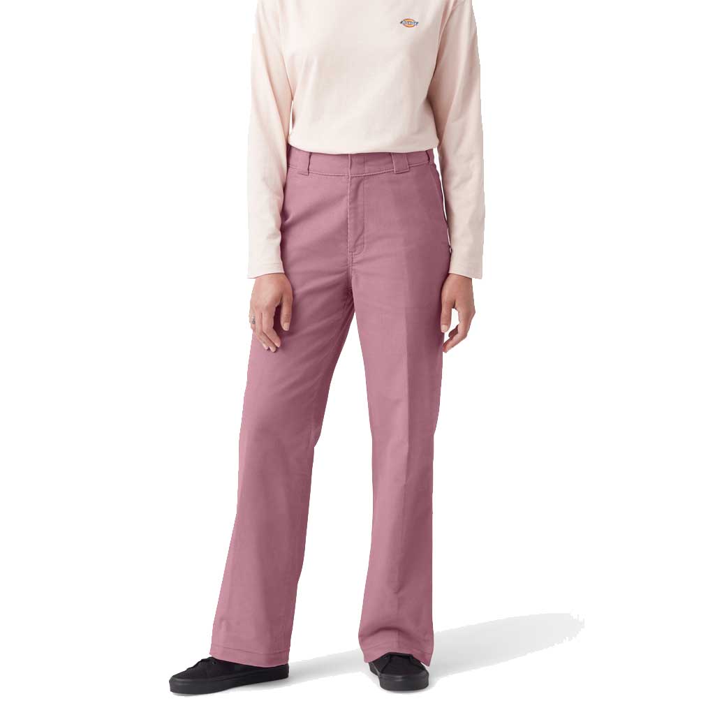 Dickies Women's Corduroy Pants - Foxglove Color, Comfortable Stretch Fit for Work & Casual Wear | Perfect for Office, Outdoor Activities & Everyday Fashion