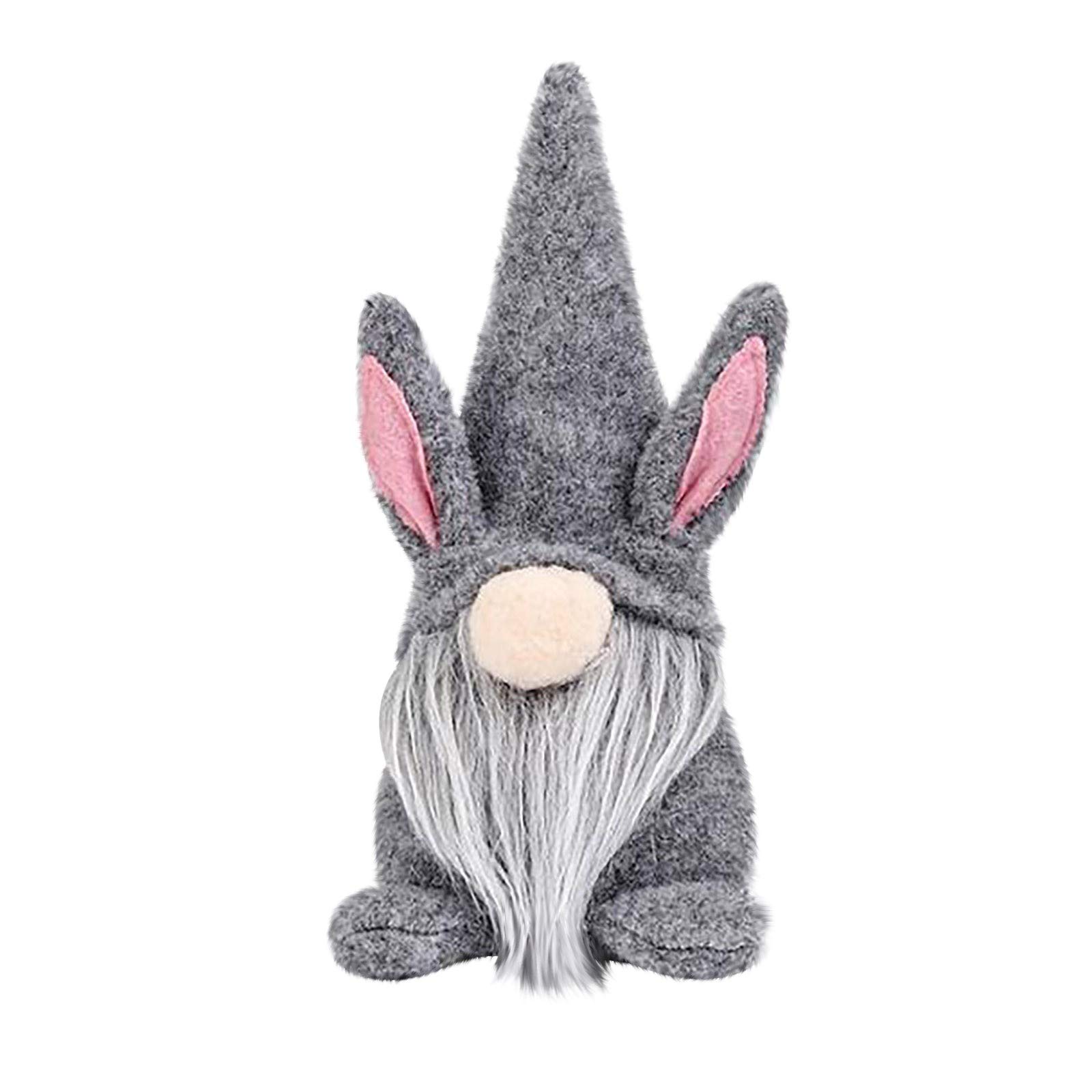 Cute Faceless Bunny Doll - Rustic Easter Home Decor for Gifting