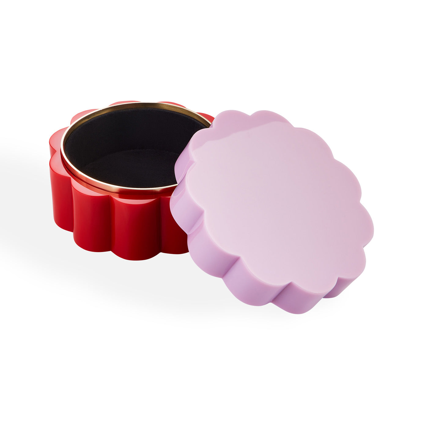 Elegant Fleur Small Acrylic Jewelry Storage Box - Perfect for Organizing Rings, Earrings & Necklaces | Home Decor & Gift Idea