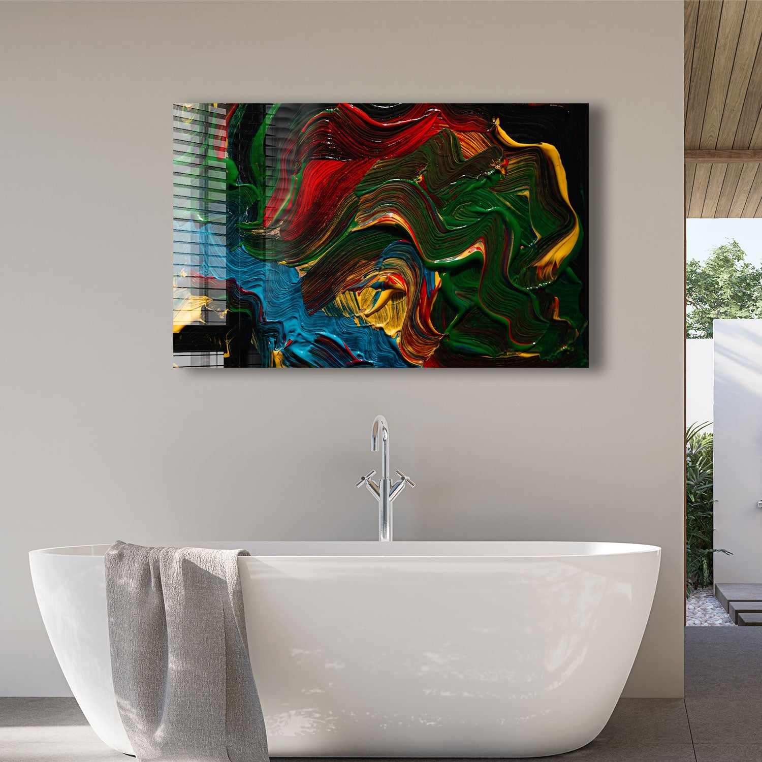 Vibrant Abstract Painting - Modern Wall Art for Living Room, Bedroom & Office Decor