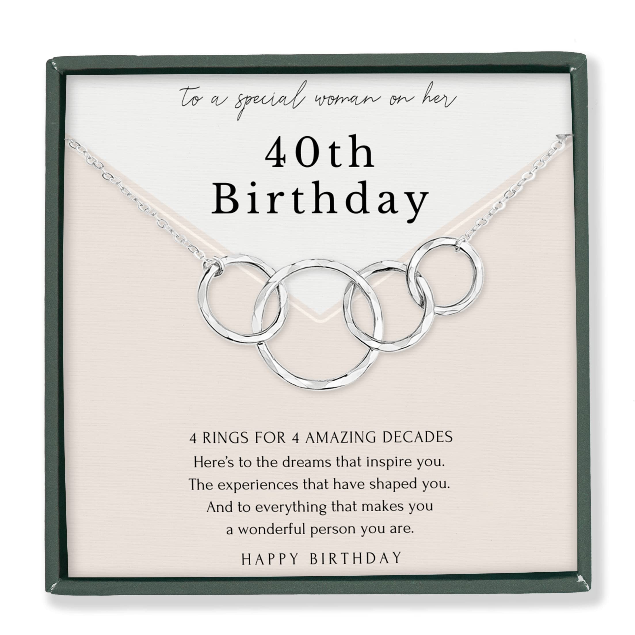 14K Gold Plated Sterling Silver Birthday Necklace for Women - Elegant Jewelry Gift for Mom, Wife, Daughter, Sister & Granddaughter | Perfect for Birthdays, Anniversaries & Special Occasions