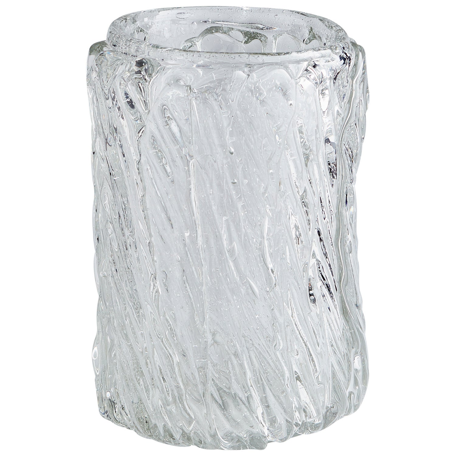 Cyan Design 10891 Clear Glass Vase - Modern Home Decor for Flowers & Centerpieces | Perfect for Weddings, Dining Table & Living Room Decor