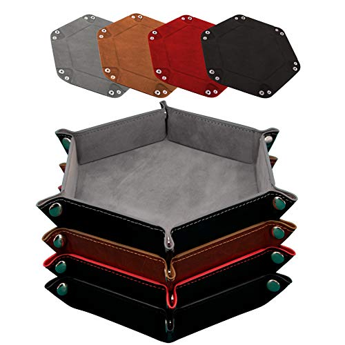 Gray, Camel, Red and Black