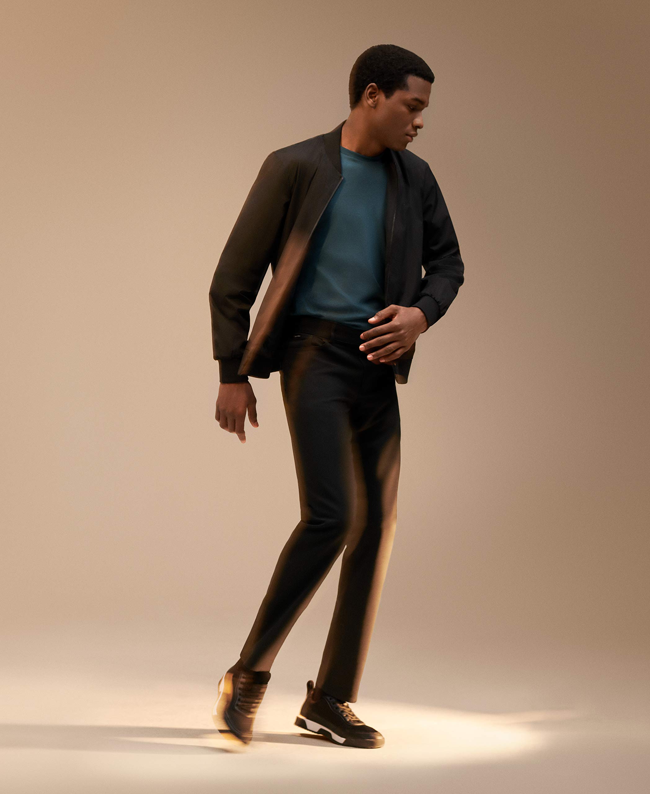 Calvin Klein Men's Move 365 Stretch Slim Fit Wrinkle Resistant Tech Woven Dress Pants for Business Casual & Office Wear