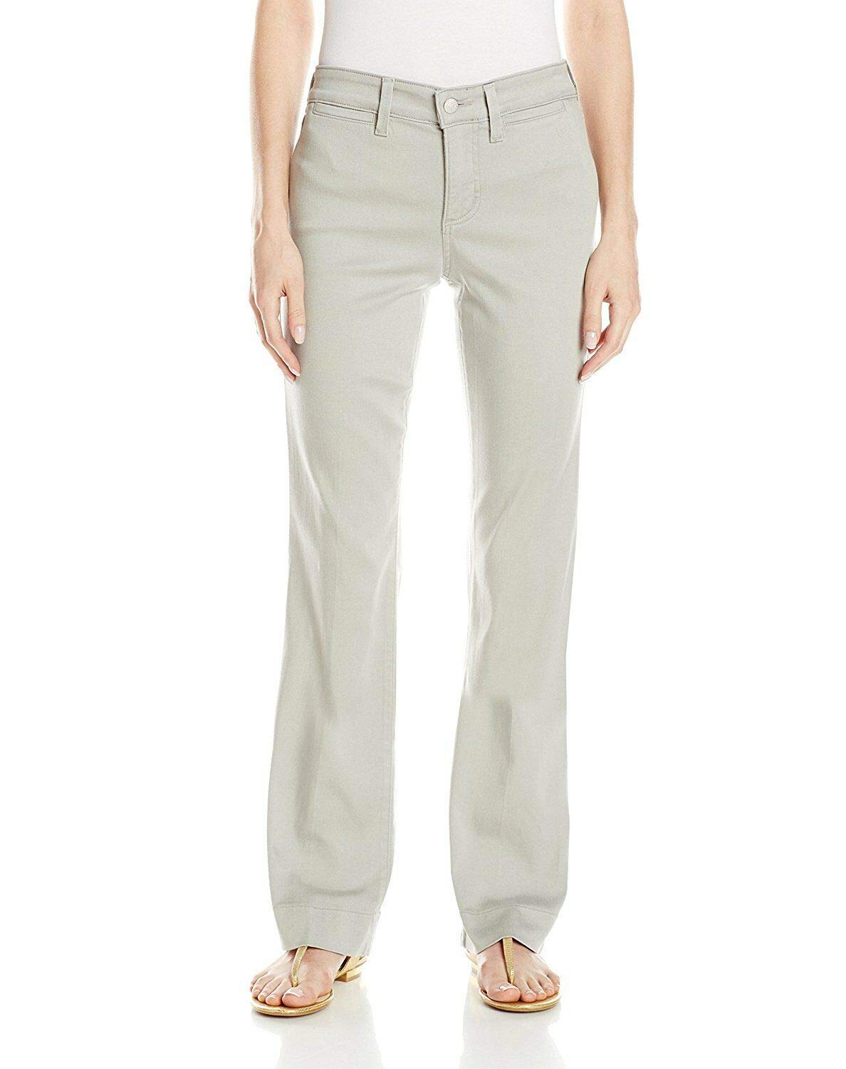 NYDJ Women's Petite Michelle High Waist Slim Fit Trouser Jeans - Comfortable Stretch Denim Pants for Work, Office & Casual Wear
