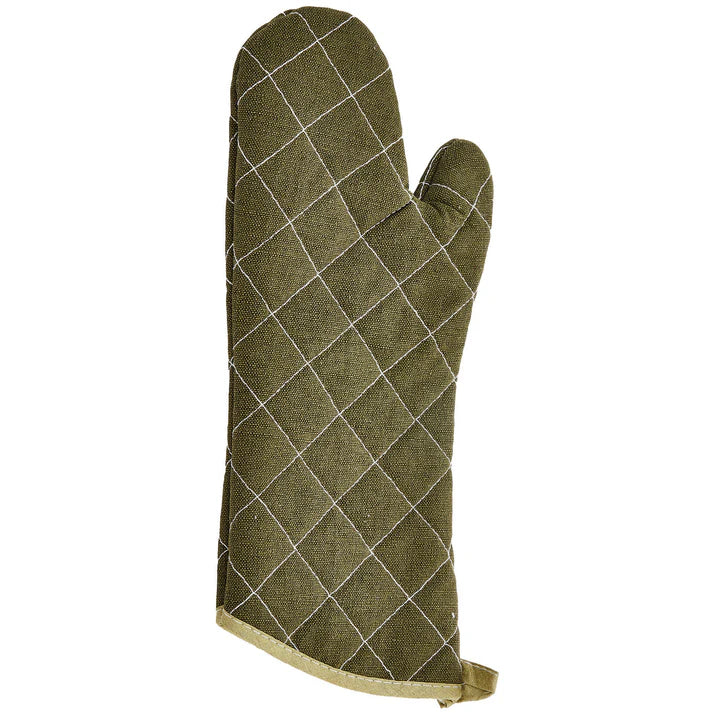 Winco 15 Flame Retardant Oven Mitt - Heat Resistant Kitchen Glove for Baking, Grilling & Cooking - OMF 15 - Perfect for BBQ, Baking & Kitchen Safety