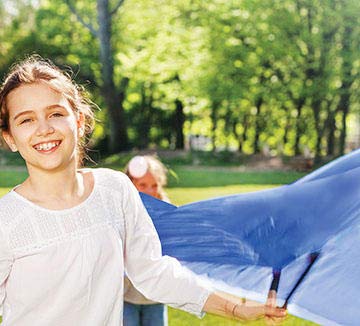 Vibrant 6-Foot Solid Color Play Parachute Set of 6 - Perfect for Kids Outdoor Games, Gym Class Activities & Team Building Exercises
