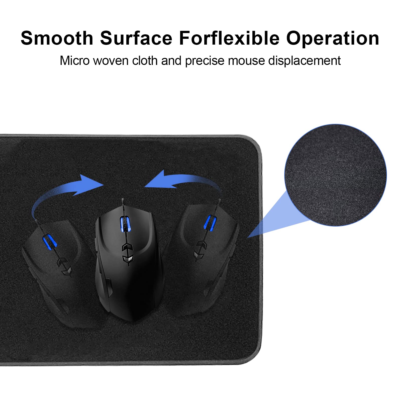 TIBURN Wireless Charging Mouse Pad with 15W Fast Charging - 800x300x4MM Non-Slip Rubber Base Mouse Mat for Computer, Keyboard, Office & Gaming - Perfect for Home Office, Workstation, and PC Gaming Setup