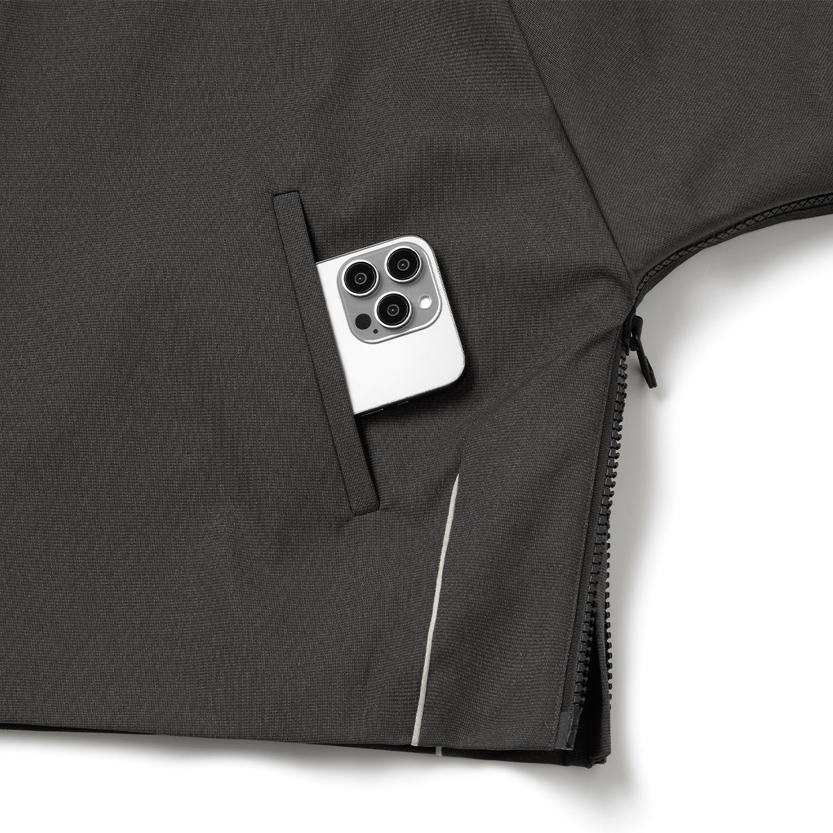 AES G.A.T 01J Synchronized Utility Kimono Jacket 'Shadow' - Stylish Unisex Streetwear for Urban Fashion & Outdoor Activities