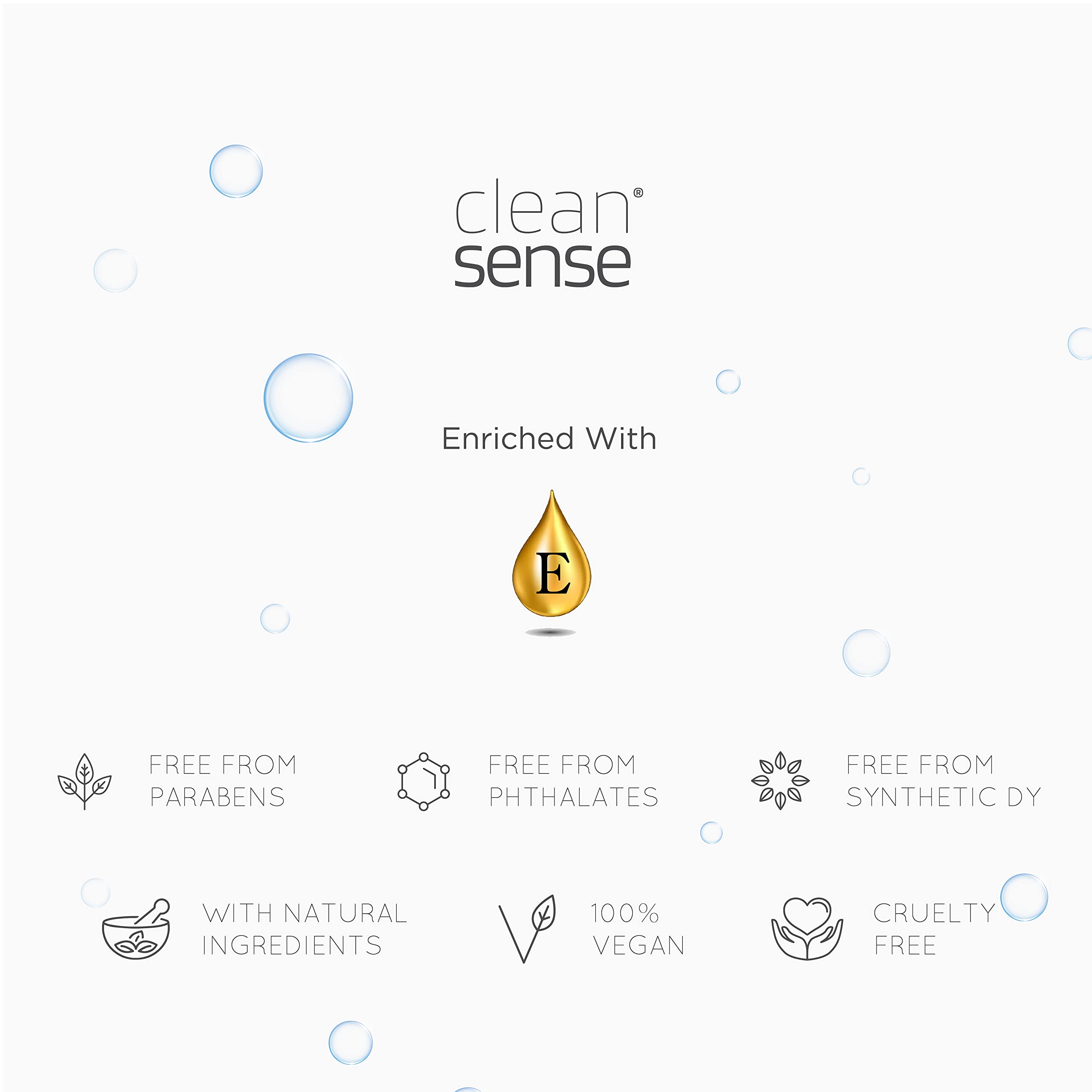 Cleansense Shower Gel Combo - 100% Vegan, Paraben Free with Aloe Vera & Vitamin E (Blueberry Limequat, 280ml x 2) | Hydrating Body Wash for Sensitive Skin, Perfect for Daily Shower & Spa Relaxation