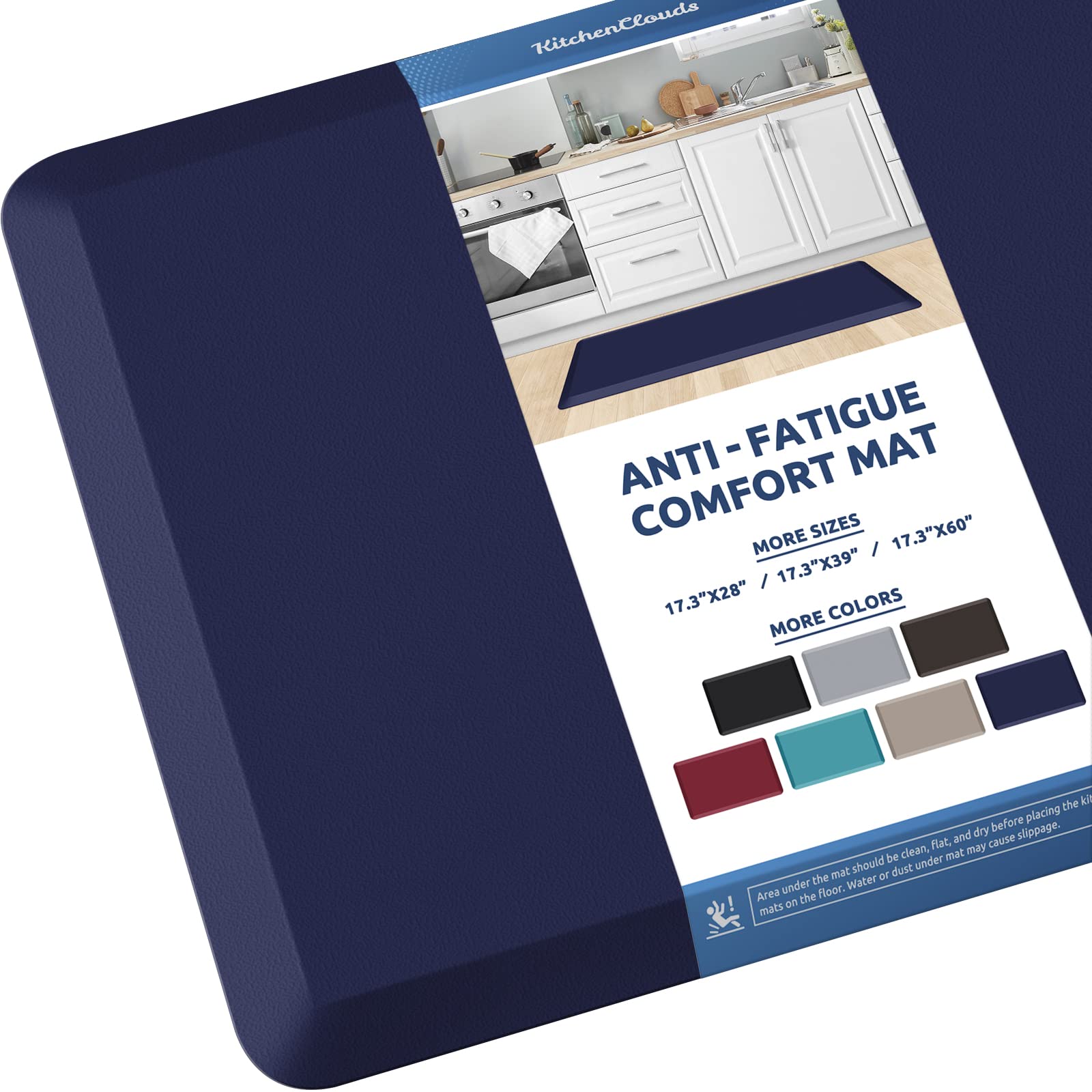 KitchenClouds Anti-Fatigue Kitchen Mat - 17.3