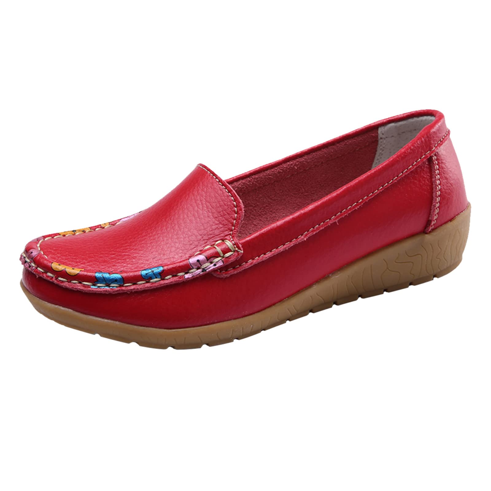 Women's Slip-On Comfort Loafers - Casual Walking & Driving Shoes - Breathable Flat Sandals for Everyday Wear - Size 8.5 | Perfect for Office, Travel & Leisure Activities