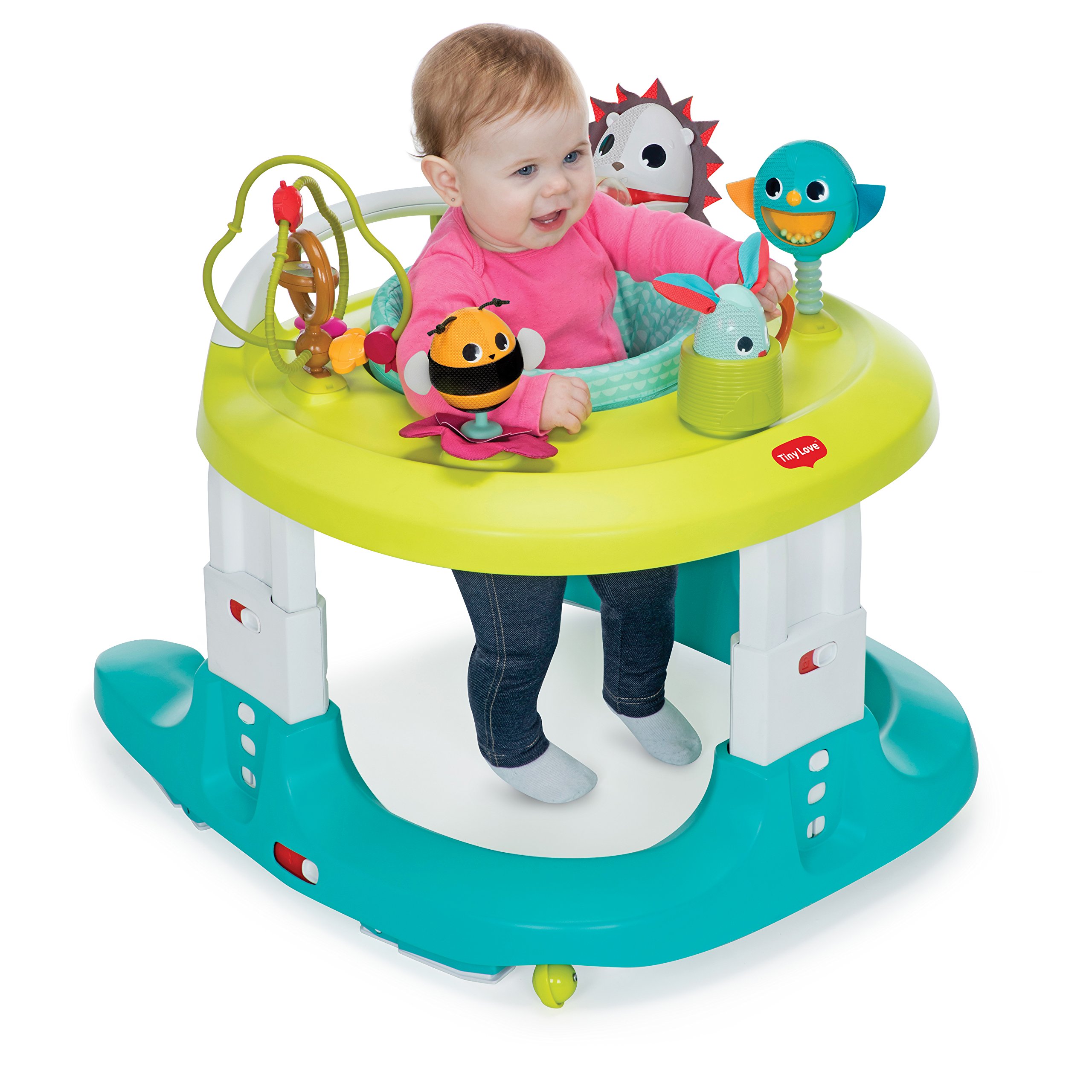 Tiny Love 4-in-1 Here I Grow Mobile Activity Center - Baby Walker & Developmental Toy with Interactive Activities for Infants | Perfect for Playtime, Learning & Motor Skills Development in Nursery or Daycare