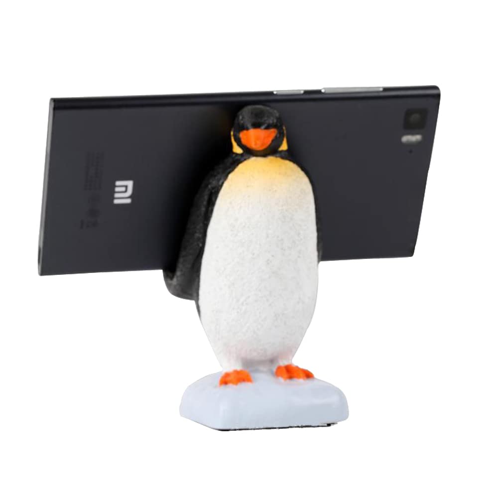 Cute Penguin Phone Stand for iPhone Samsung Huawei - Desk Decor & Holder for Work & Home