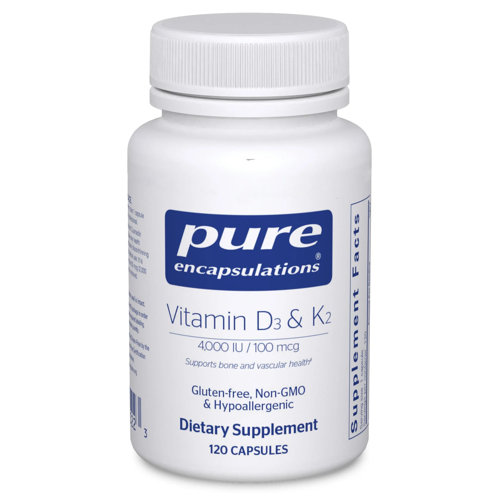 Premium Vitamin D3 + K2 Supplement - 120 Capsules for Bone & Heart Health - Supports Immune System & Calcium Absorption - Ideal for Adults & Seniors - Daily Wellness & Fitness Support