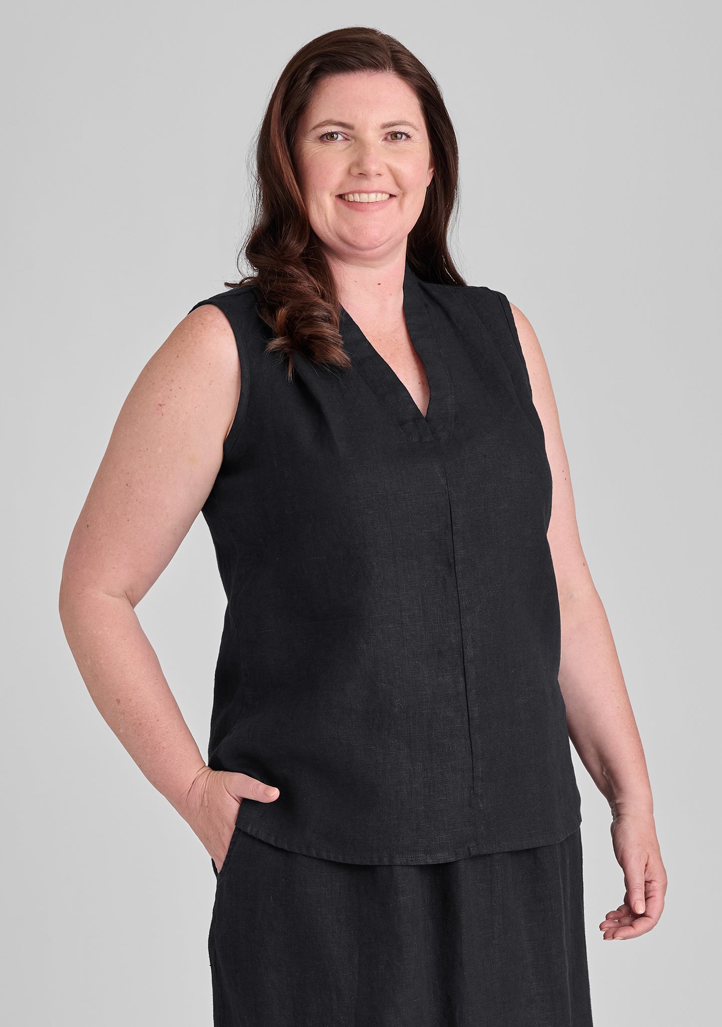 RSVP Linen Tank Top for Women - Breathable Summer Casual Tops | Perfect for Beach, Vacation & Everyday Wear