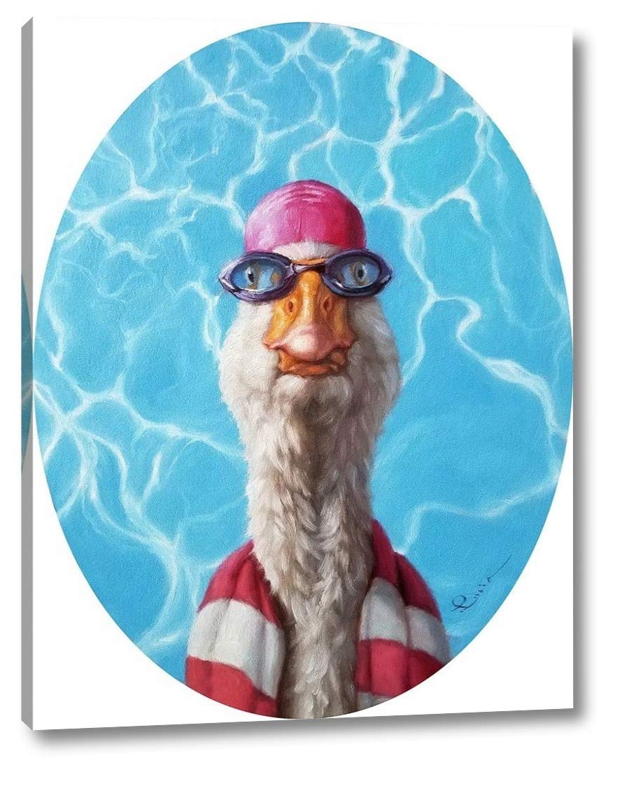 Old Timer by Lucia Heffernan - 12x16 Inch Canvas Wall Art Print - Gallery Wrapped Ready to Hang - Perfect for Living Room, Bedroom & Office Decor