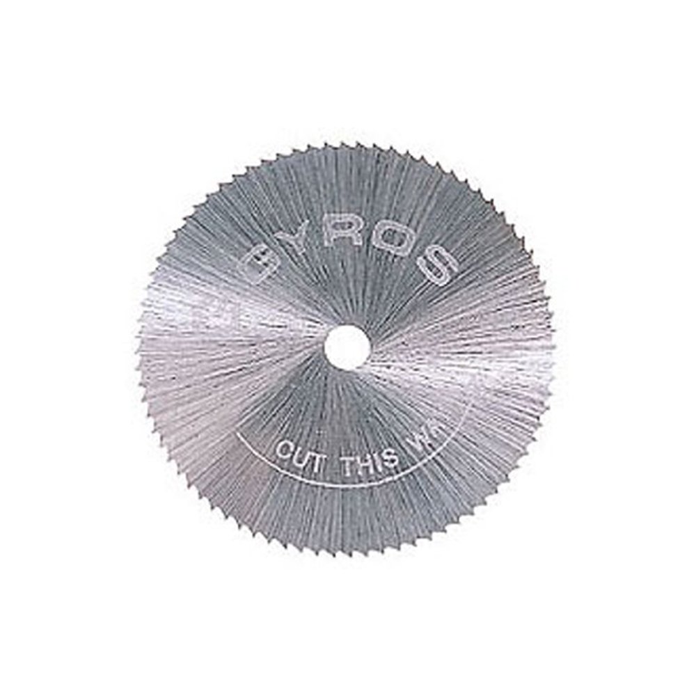 Gyros Mini Circular Saw Blade - 1 ¼ Inch Diameter with 80 Fine Teeth for Cutting Wood, Plastic, Brass, Aluminum & Copper | Compatible with Rotary Tools (Model 81-11215) | Perfect for DIY Crafts, Woodworking & Metalworking Projects