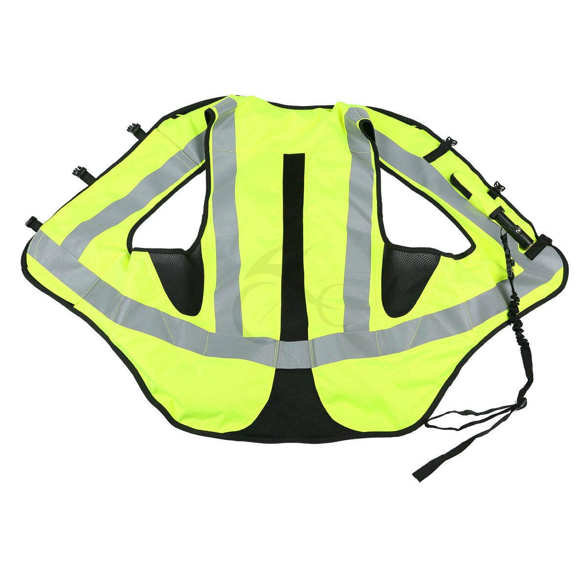 SLMOTO Motorcycle Airbag Vest - Hi-Vis Fluorescent Safety Jacket for Riders - Perfect for Street Biking, Racing & Adventure Touring