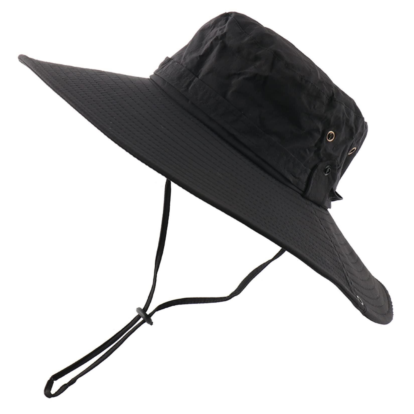 Breathable Mesh Sun Hat for Men - Wide Brim Summer Bucket Hat for Outdoor Fishing, Hiking & Beach Activities - UV Protection Casual Cap