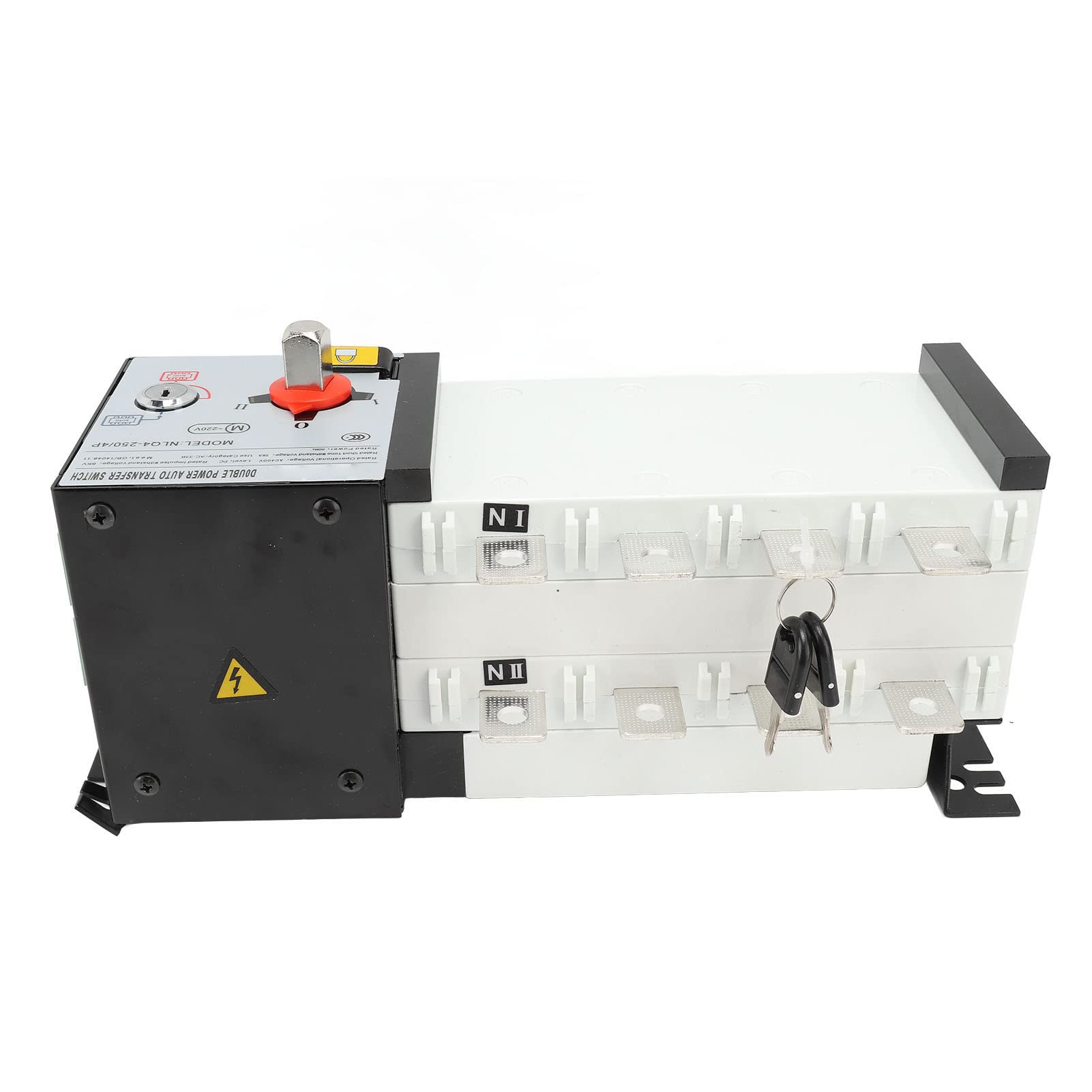 200A Dual Power Automatic Transfer Switch AC400V - 2 in 1 Out Isolated Generator Transfer Switch for Home & Business Backup Power | Emergency Power Supply Solution for Outages