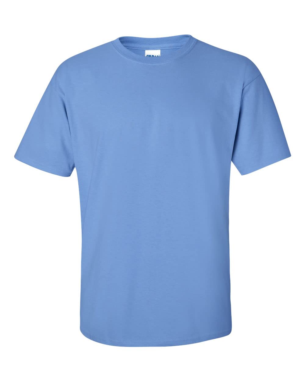 Gildan Men's Ultra Cotton T-Shirt 5-Pack - Soft Comfortable Crewneck Tees for Everyday Wear - Carolina Blue & White - Small (US Sizing) - Perfect for Casual Outfits, Gym, and Layering