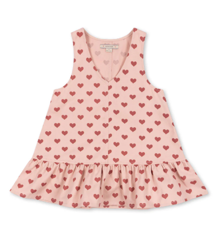 KONGES SLOJD Floral Embroidered Girls' Dress for Ages 2-8 Years | Boho Summer Outfit for Playdates, Parties & Special Occasions