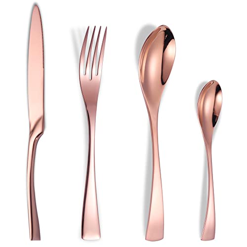 Rose gold 24 Piece Set with Tea Spoon