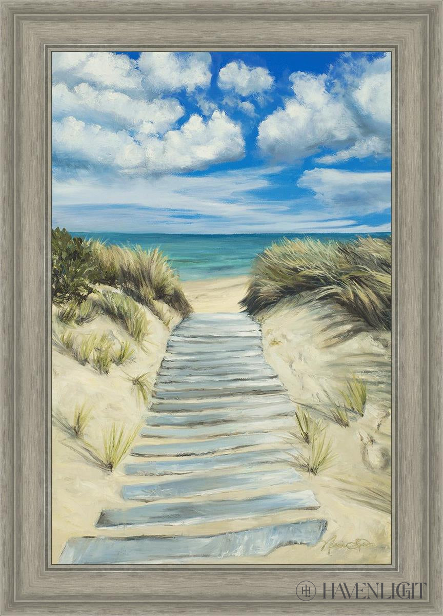 Seaside Decor - Handcrafted Broken Path Mosaic Art Piece for Home & Garden Wall Decor | Perfect for Beach House, Coastal Living Room, or Outdoor Patio