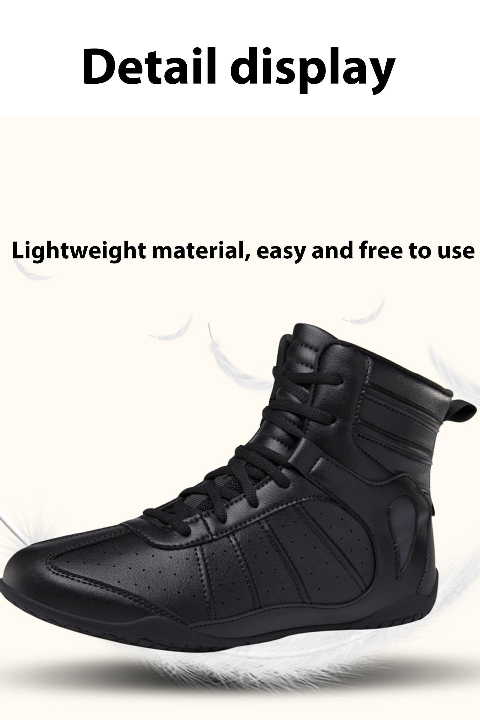 Kervaky Men's Wrestling & Boxing Shoes - Lightweight Breathable Sports Training Shoes for Fitness, Weightlifting & MMA | Perfect for Gym Workouts & Martial Arts Training