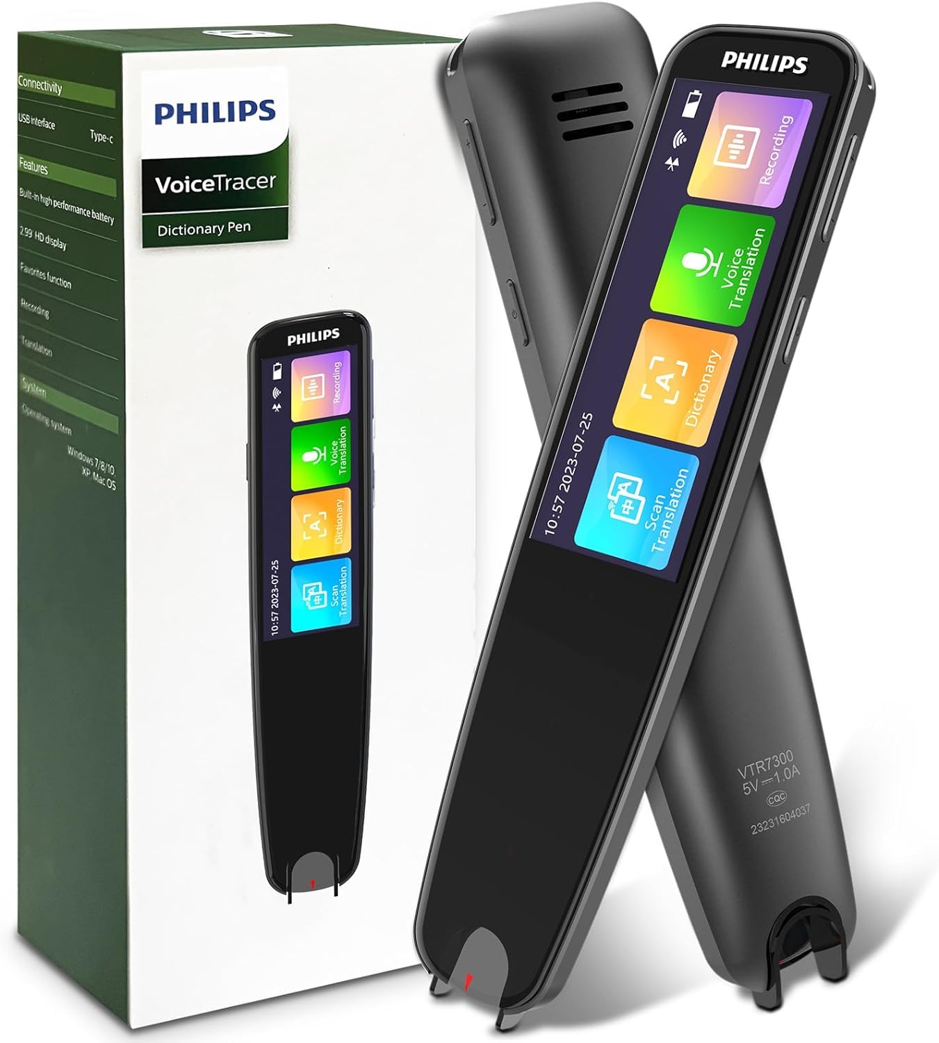 Smart OCR Translation Pen Scanner - Text to Speech Device for Reading & Learning | Wireless LCD Digital Pen Reader for Students & Adults | Dyslexia Friendly | Ideal for Language Learning, Travel & Office Use