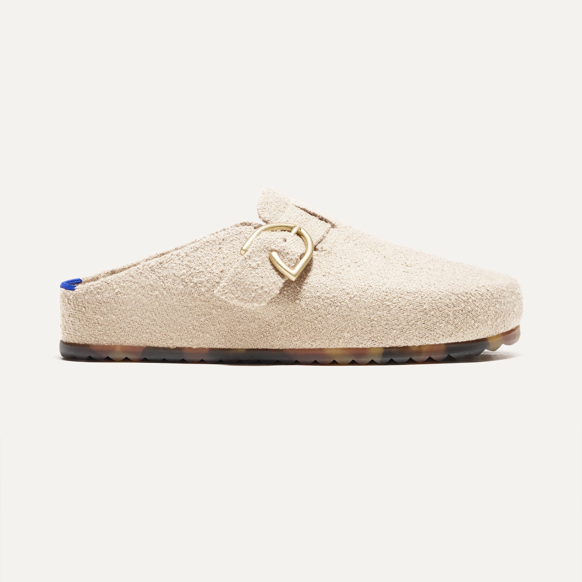 Honeybun Bouclé Buckle Clog - Comfortable Slip-On Shoes for Women, Casual & Home Use - Perfect for Lounging, Errands, and Indoor Wear