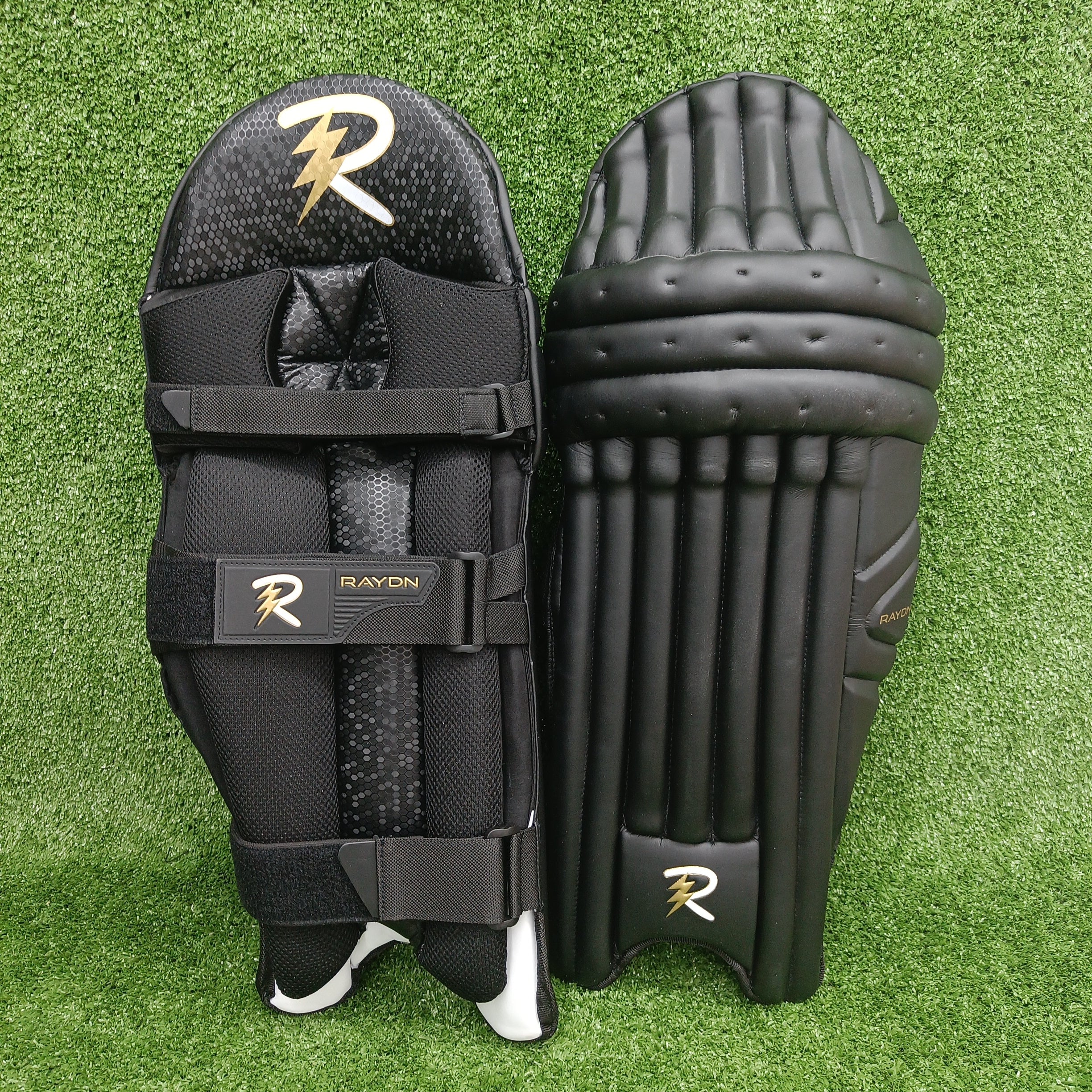 Raydn Cricket Junior/Youth Batting Pads - Lightweight Protective Leg Guards for Kids Cricket Practice & Matches - Perfect for Training, Games & School Cricket Teams