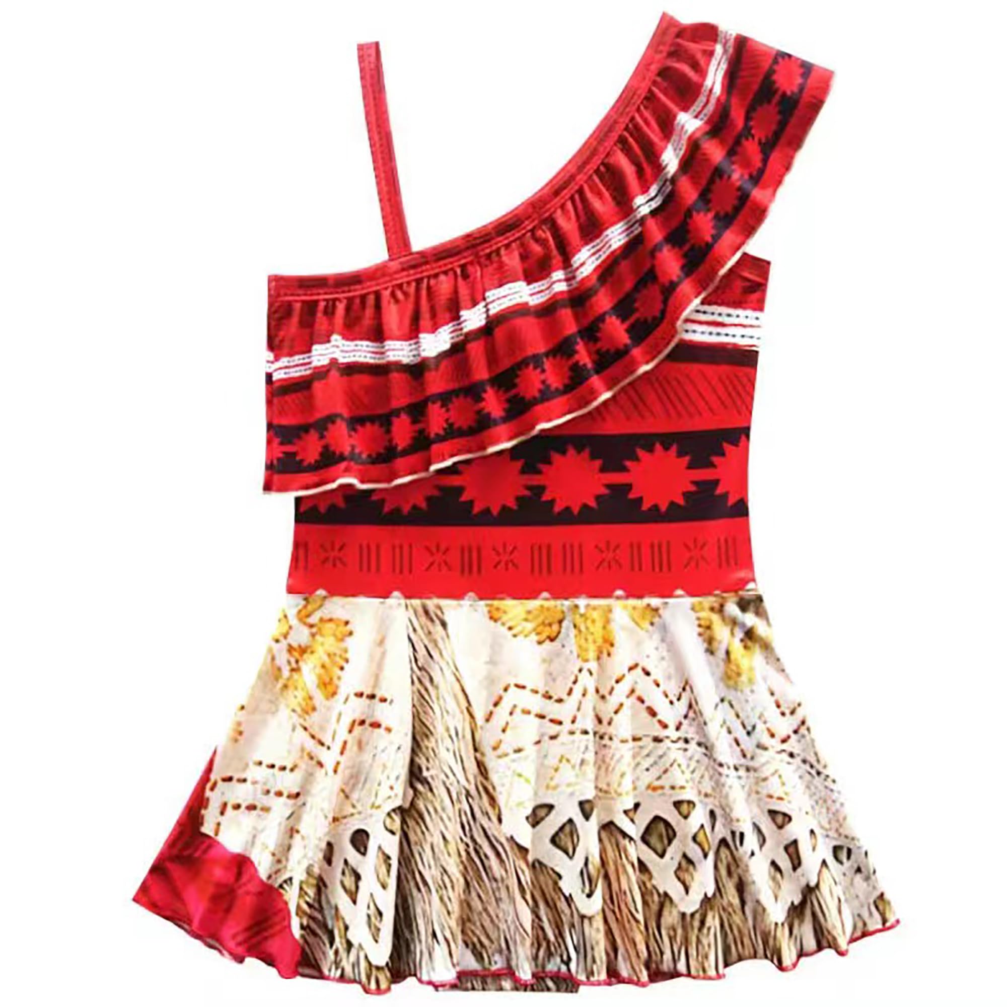 Princess One-Piece Swimsuits for Girls - Quick Dry Bathing Suit, One Shoulder Bikini for Beach, Pool & Summer Water Adventures | Perfect for Swimming, Vacation & Outdoor Activities