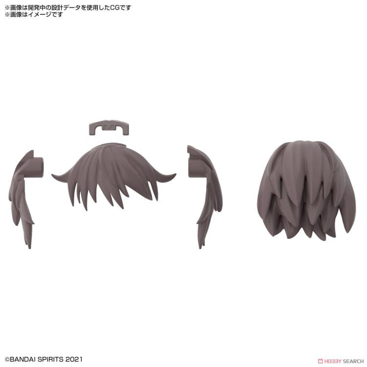 Bandai 30 Minutes Sisters 30MS Option Hair Style Parts Vol. 4 - Anime Model Kit Accessories for Customization (4-Piece Set) | Perfect for Doll Collectors & DIY Cosplay Projects