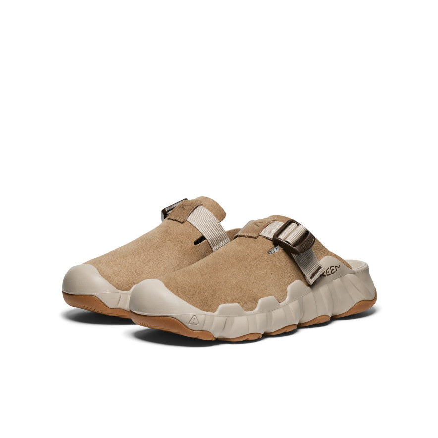 Men's Hyperport Leather Clogs - Comfortable Slip-On Shoes in Cornstalk/Plaza Taupe | Perfect for Casual Wear, Work & Outdoor Activities