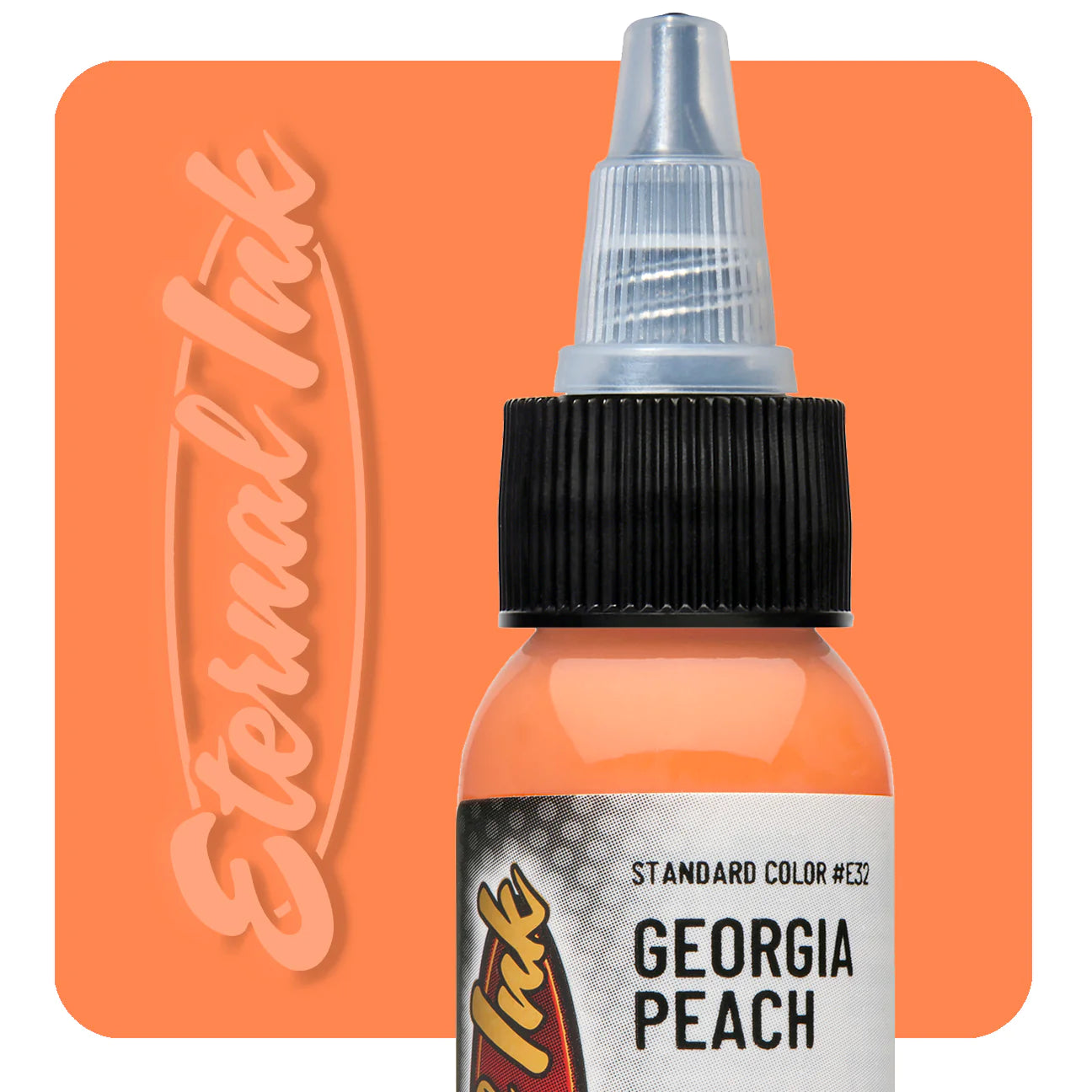 Eternal Ink Georgia Peach Tattoo Ink - Premium Vegan Tattoo Ink for Professional Artists | Perfect for Colorful Peach Tattoos & Floral Designs