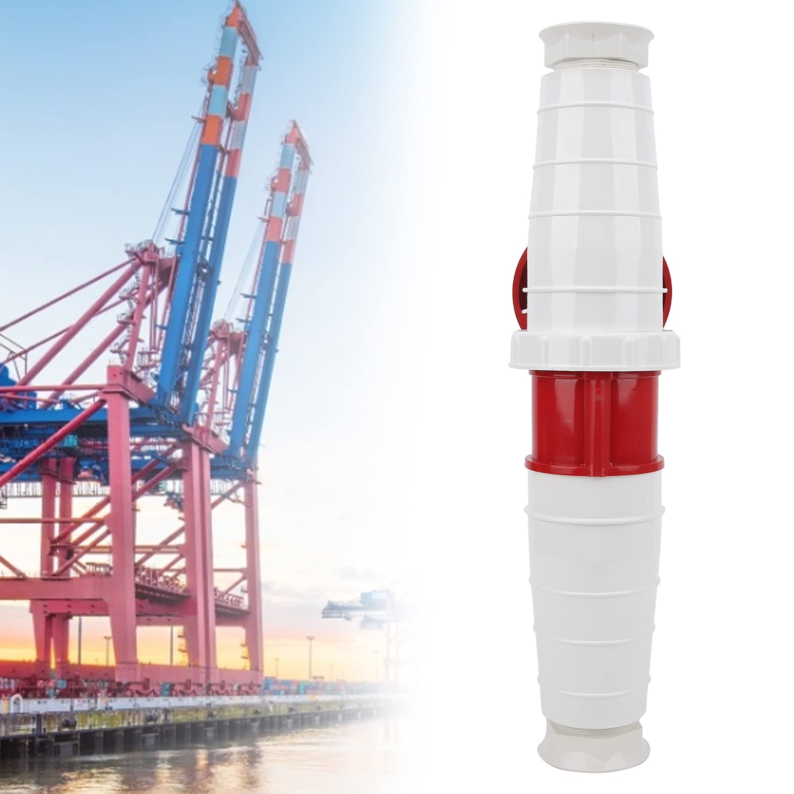 Yinhing IP67 Waterproof Industrial Connectors - 380-415V 125A 3P+E Electrical Connectors, 4 Pin Socket & Cable Extension for Heavy-Duty Applications | Ideal for Construction Sites, Marine Equipment & Outdoor Power Distribution